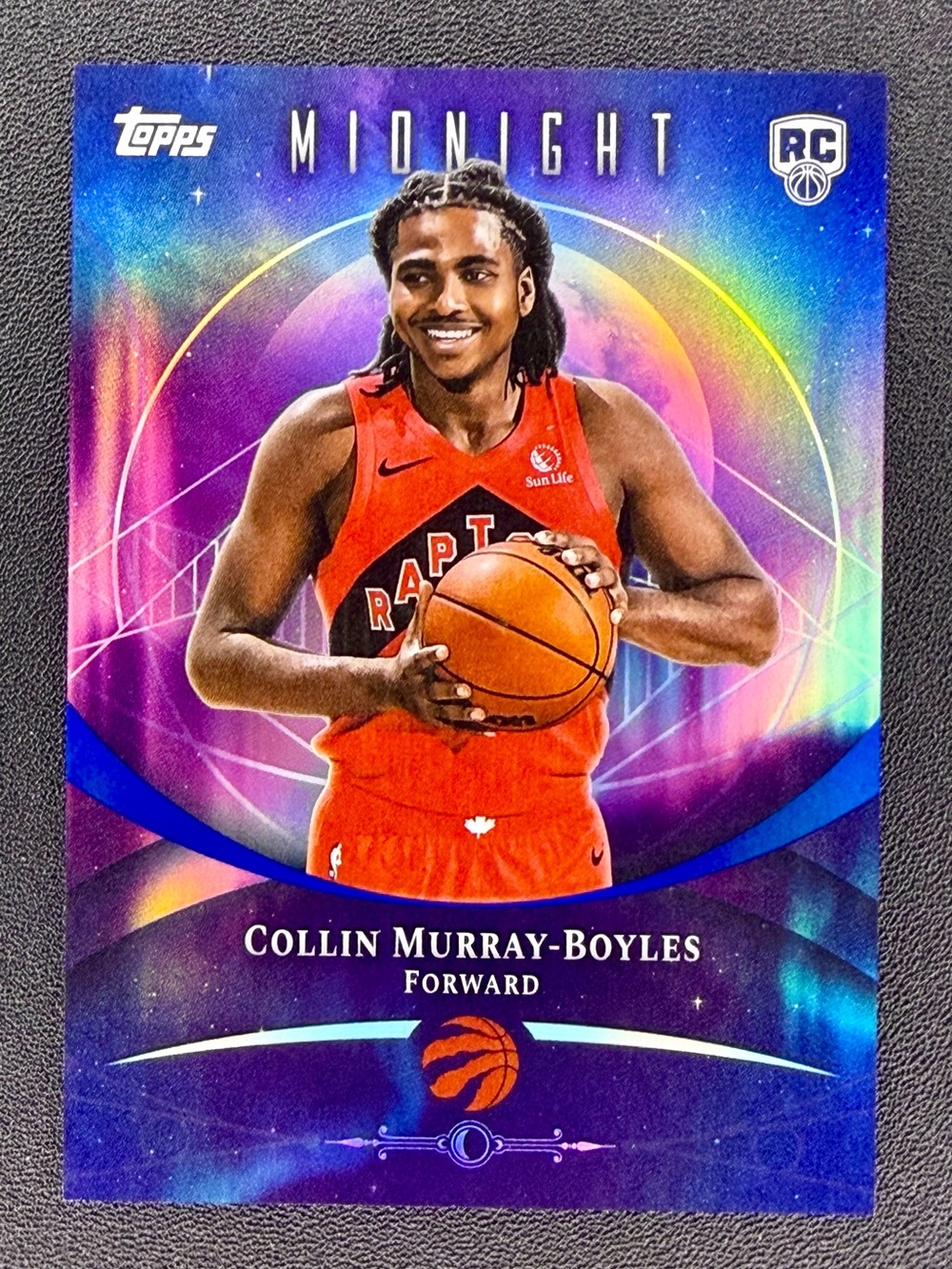 2025-26 Topps Midnight Collin Murray-Boyles RC Rookie Toronto Raptors Card #69